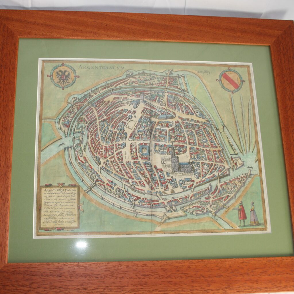 Strasbourg carte XVII me siècle
